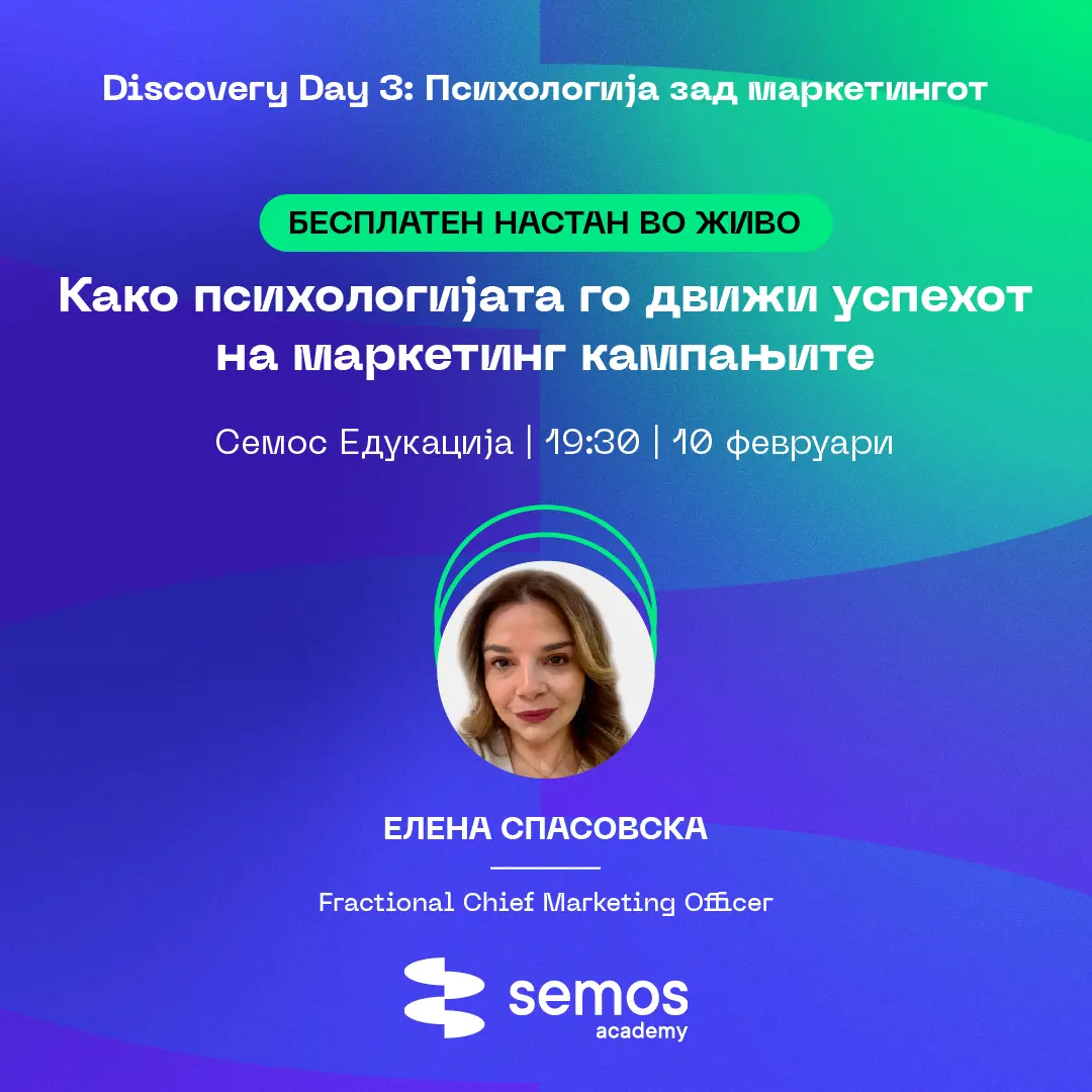 Discovery Day 3: Психологија зад маркетингот